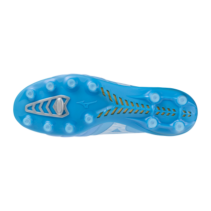 Mizuno Morelia Neo IV Beta Elite FG - Celeste/White/Ultramarine