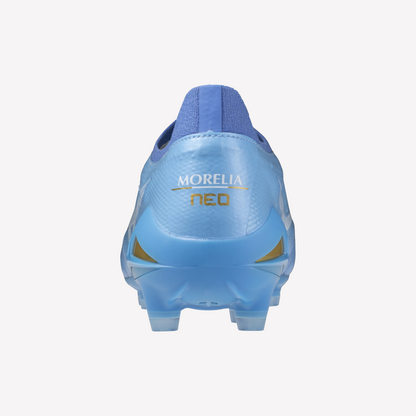 Mizuno Morelia Neo IV Beta Elite FG - Celeste/White/Ultramarine