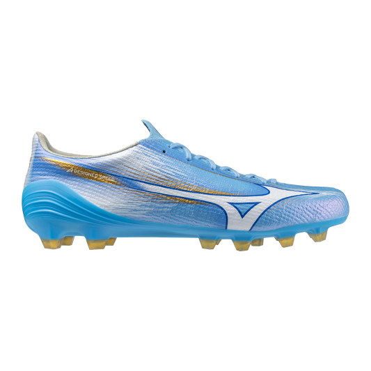 Mizuno Alpha III Elite FG - Celeste/White