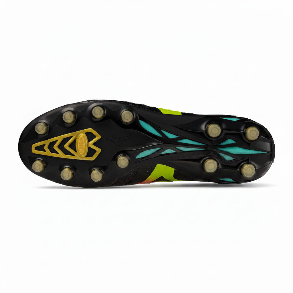 Mizuno Morelia Neo V Beta Elite FG - Black/Lava Orange/Arcadia