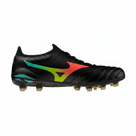Mizuno Morelia Neo V Beta Elite FG - Black/Lava Orange/Arcadia
