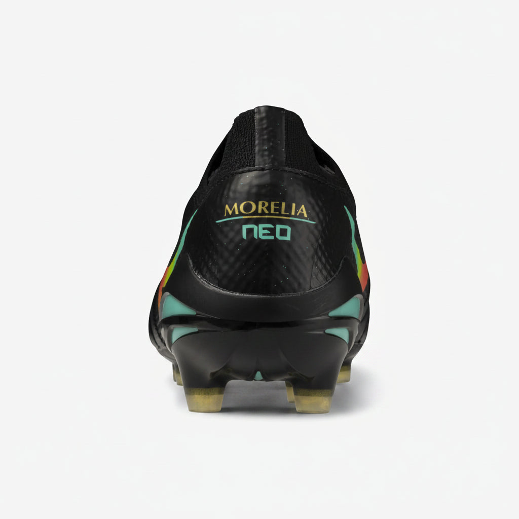 Mizuno Morelia Neo V Beta Elite FG - Black/Lava Orange/Arcadia