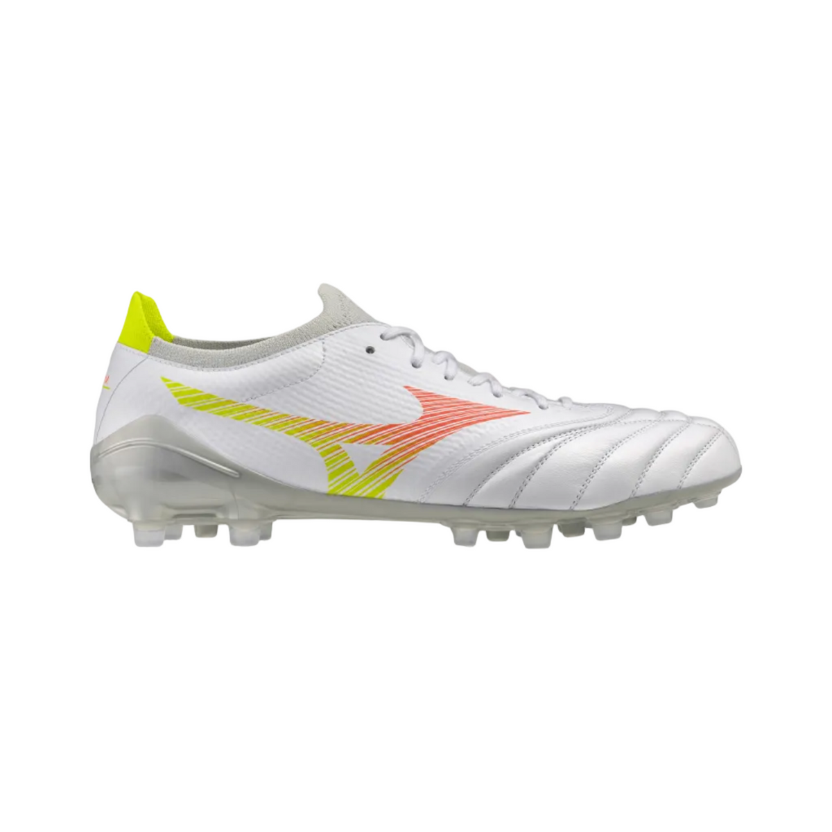 Mizuno Morelia Neo V Beta Pro AG - White/Lava Orange/Evening Primrose