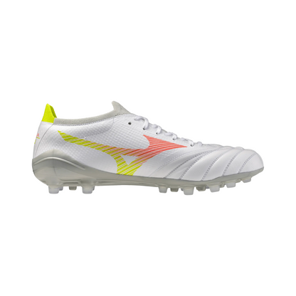 Mizuno Morelia Neo V Beta Pro AG - White/Lava Orange/Evening Primrose