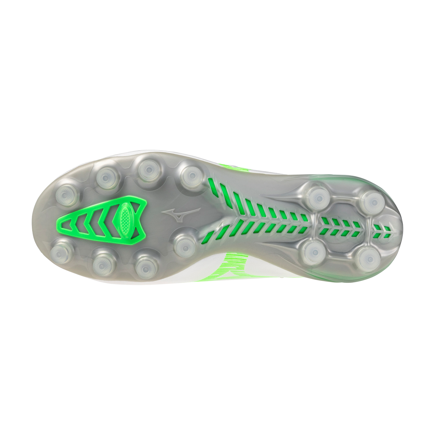 Mizuno Monarcida Neo III Select Jr FG - White/Green Gecko