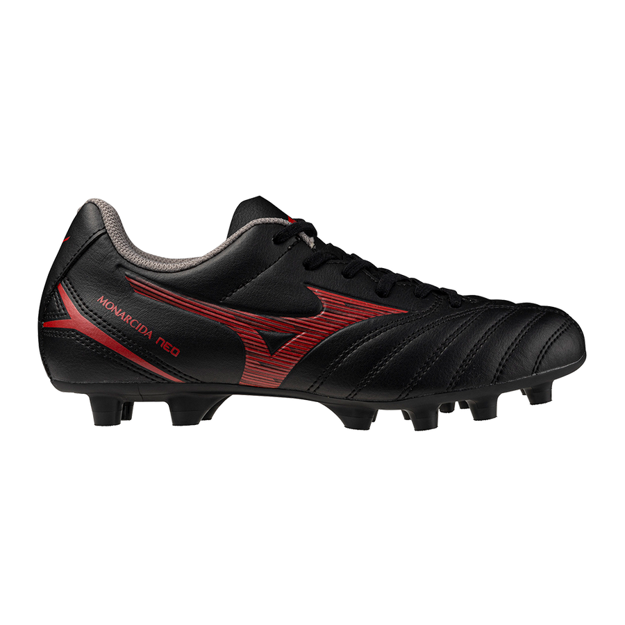 Mizuno Monarcida Neo III Select Jr FG - Black/MORELIA 40th Red