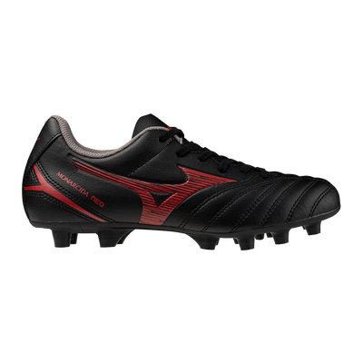 Mizuno Monarcida Neo III Select Jr FG — Black/MORELIA 40th Red