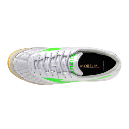 Mizuno Morelia Sala Elite Indoor - White/Green Gecko