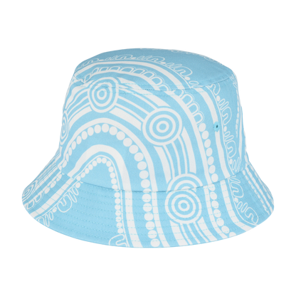 WAC26 Aqua Indigenous Bucket Hat