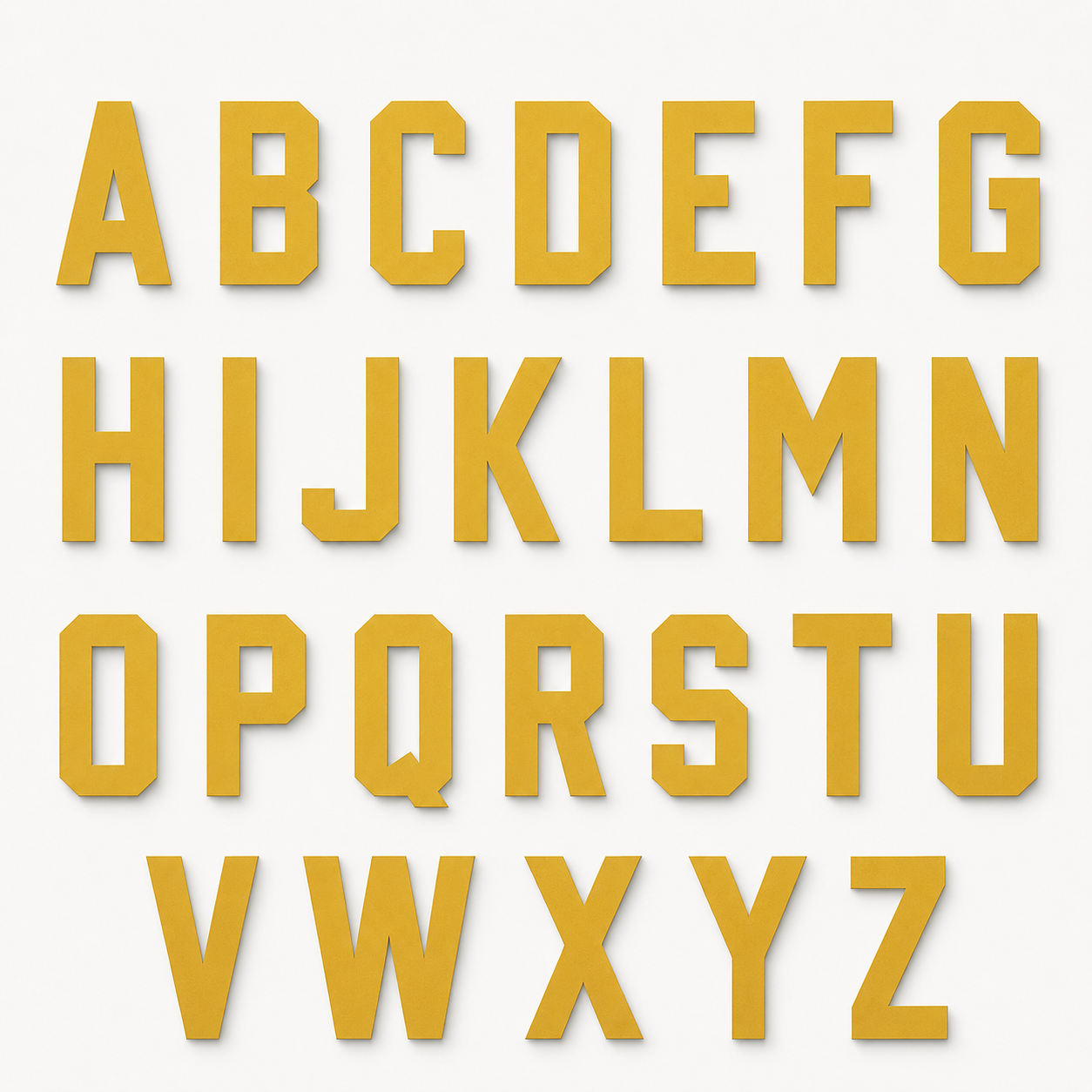 2 Inch/5cm Standard Letter