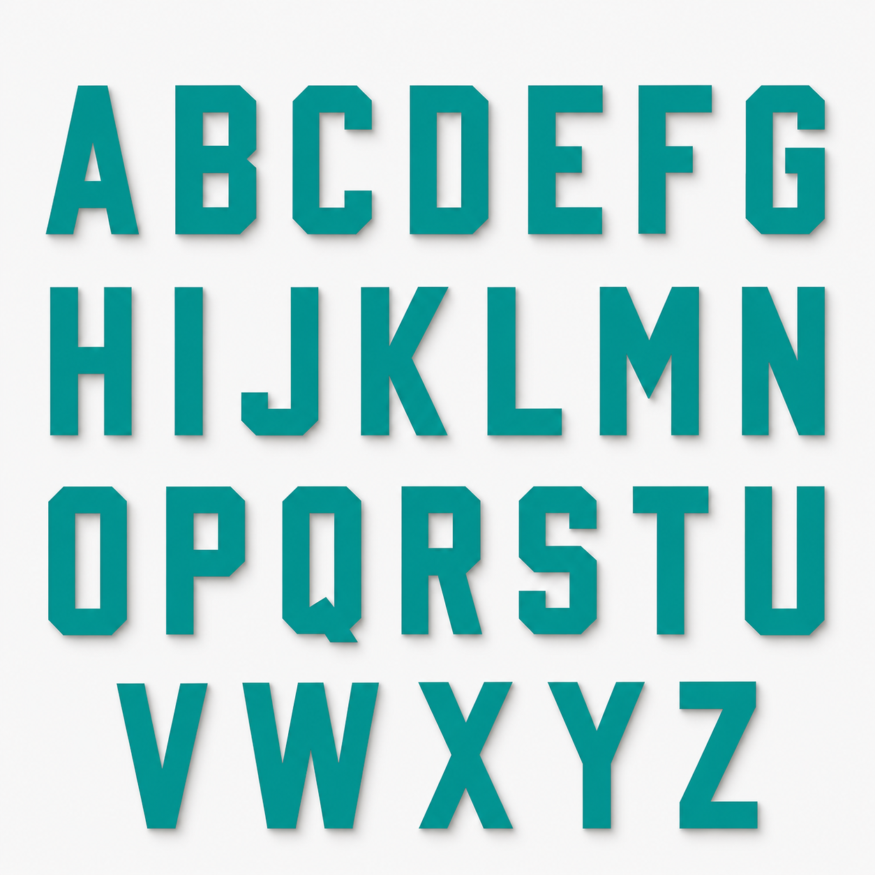2 Inch/5cm Standard Letter
