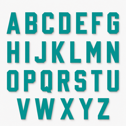 2 Inch/5cm Standard Letter