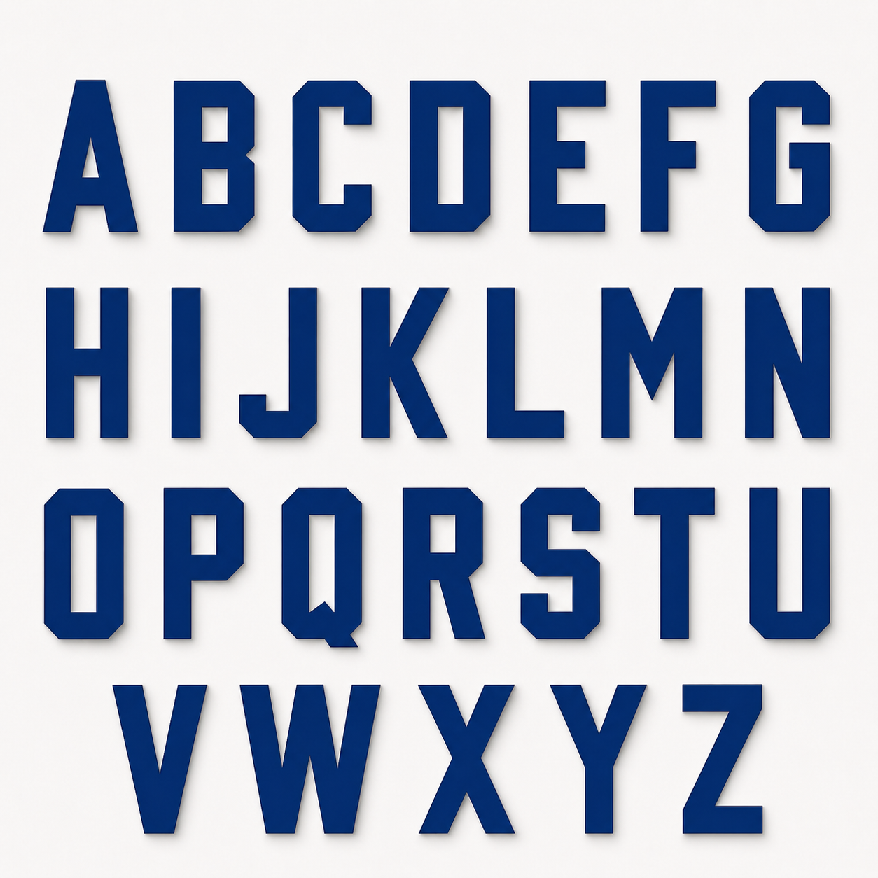 2 Inch/5cm Standard Letter