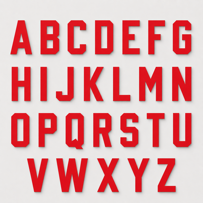 2 Inch/5cm Standard Letter