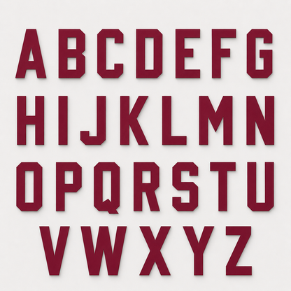 2 Inch/5cm Standard Letter