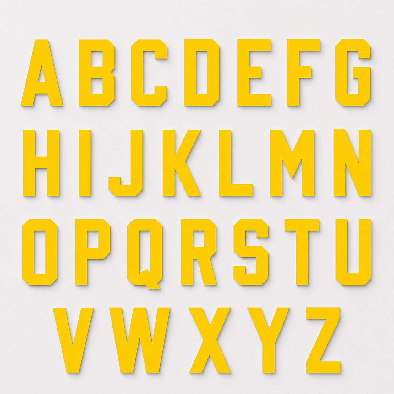 2 Inch/5cm Standard Letter
