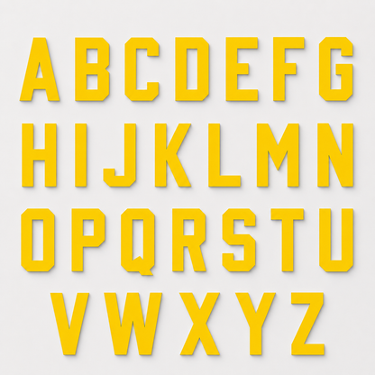 2 Inch/5cm Standard Letter