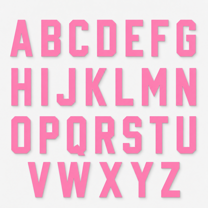 2 Inch/5cm Standard Letter