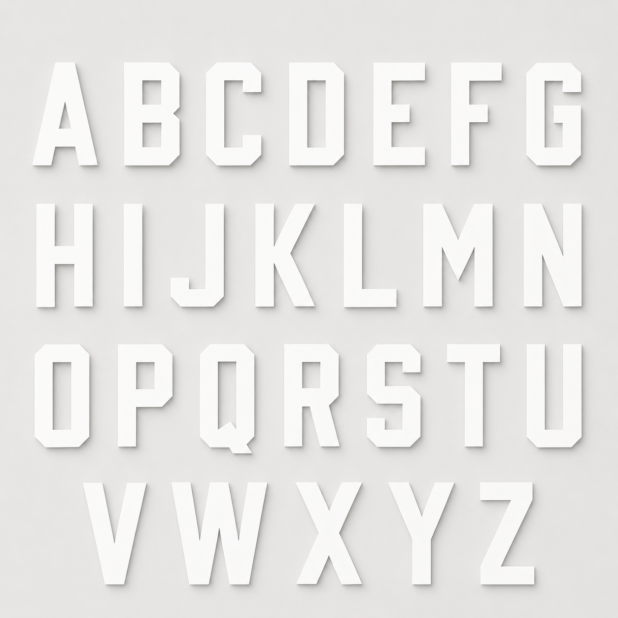 2 Inch/5cm Standard Letter