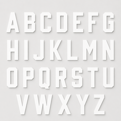 2 Inch/5cm Standard Letter