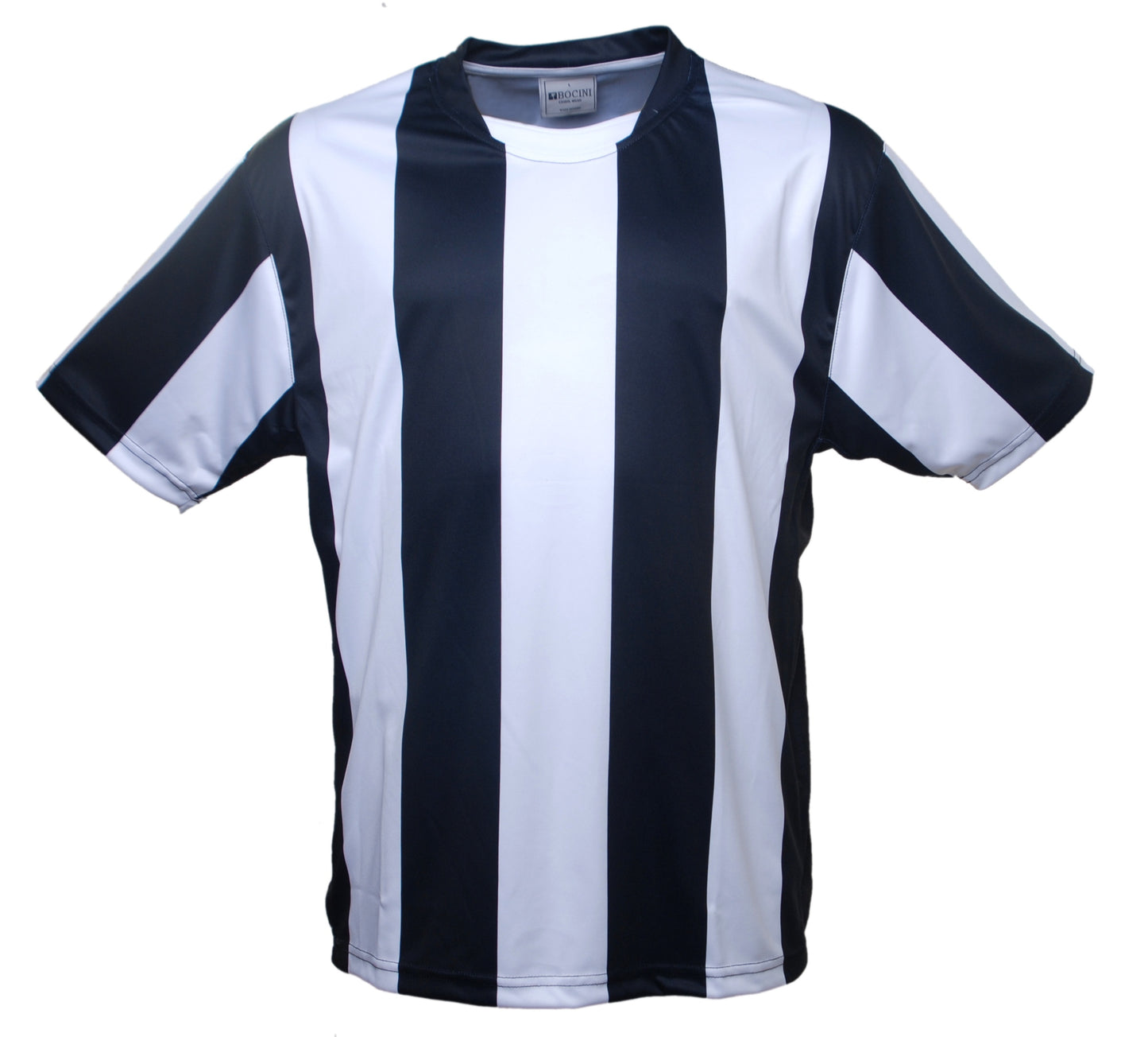 Striped Adult Football Jersey - Black/White