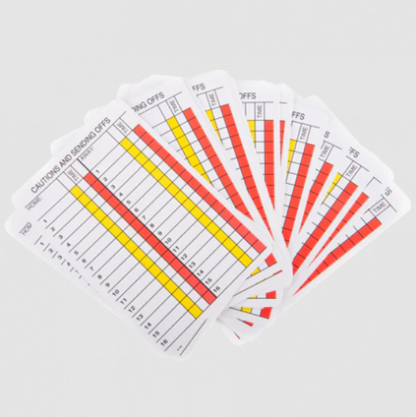 Referee Score Card - Set of 10