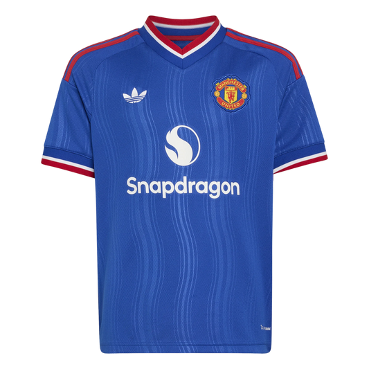 adidas Manchester United FC 26-27 Jr Away - Royal Blue front view
