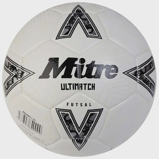 Mitre Ultimatch Futsal 24 futsal ball White/Grag/Black