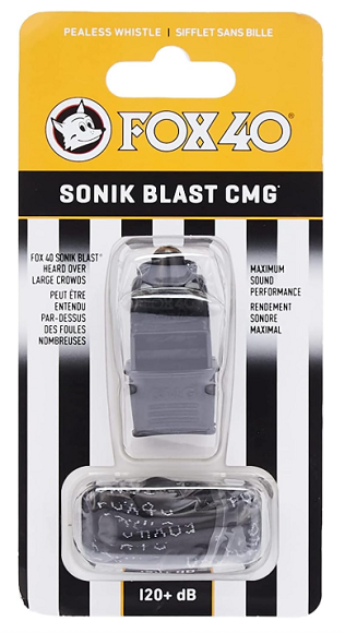 FOX 40 Sonik Blast - CMG Whistle White - Breakaway Lanyard