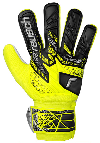 Reusch Attrakt Starter Solid Jr - Safe Yellow/Silver