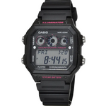 Casio Illuminator - Black Digital Watch
