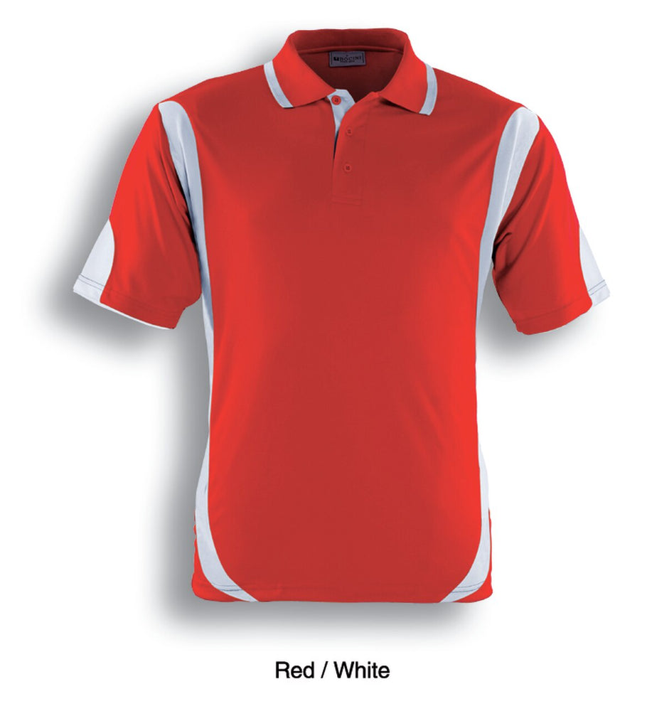 Breezeway Contrast Polo - Red/White