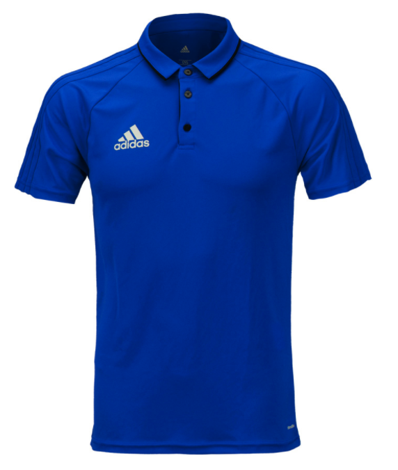 adidas Tiro 17 Polo - Blue/Black/White