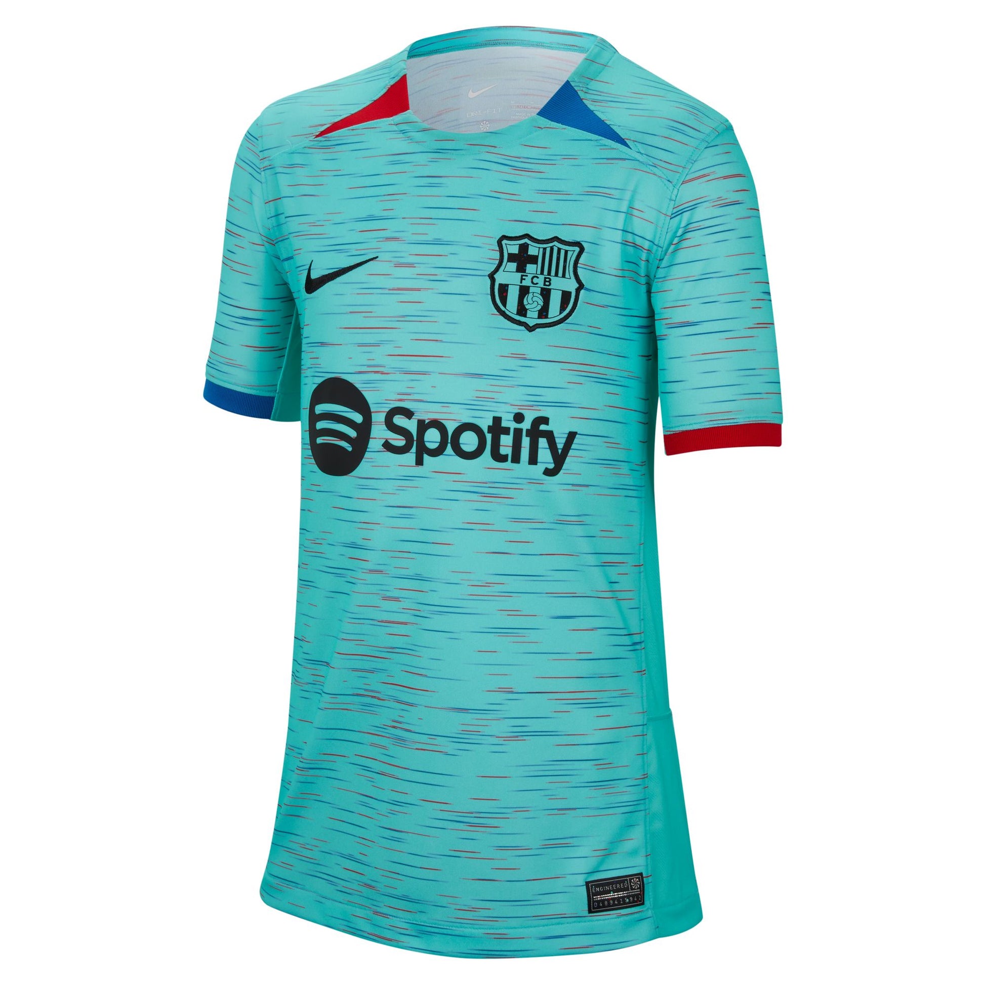 Nike FC Barcelona 23-24 Jr 3rd Jersey Light Aqua