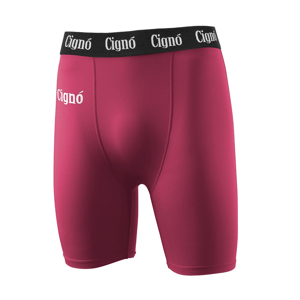 Maroon Base Layer Shorts