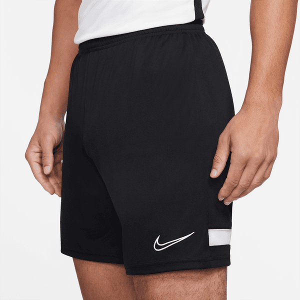 Nike Dri FIT Academy Men s Knit Soccer Shorts Black Soccer World