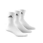 adidas Cushioned (3 Pack) Crew Training Socks - White