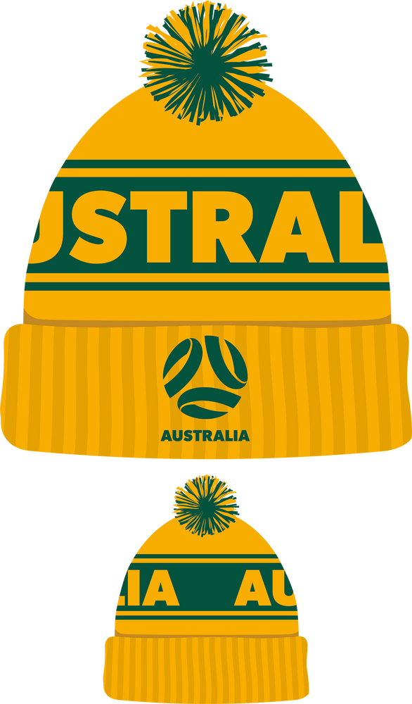 Socceroos Aust Stripe Beanie