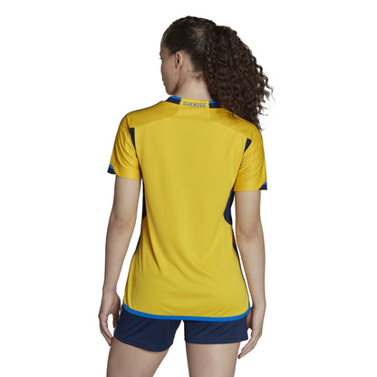 adidas Sweden 22 Home Women's Jersey - Eqt Yellow