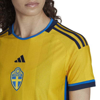 adidas Sweden 22 Home Women's Jersey - Eqt Yellow