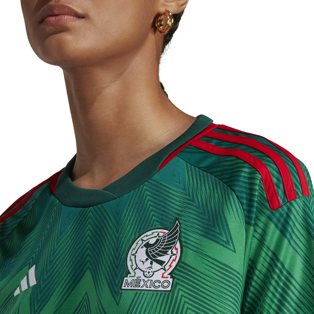 adidas Mexico 22 Home Women's Jersey - Vivid Green