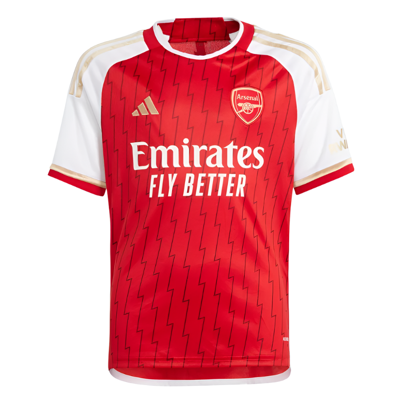 adidas Arsenal FC 23-24 Jr - Home Jersey - Better Scarlet / White ...