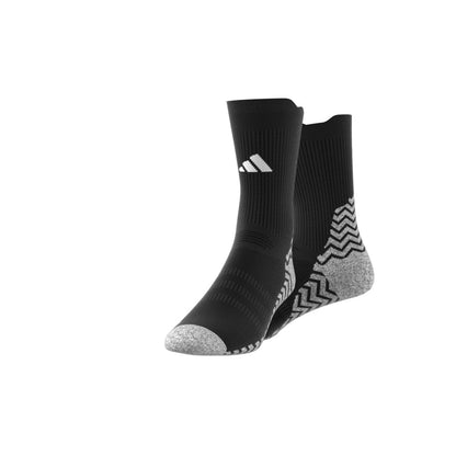 adidas Football GRIP Knitted Crew Light Performance Socks - Black / White