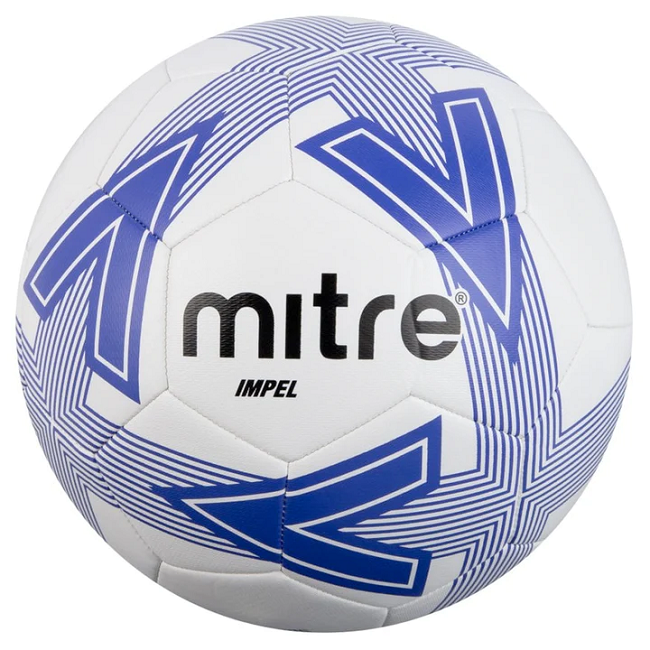 Mitre Impel One Football - White/Dazzling Blue