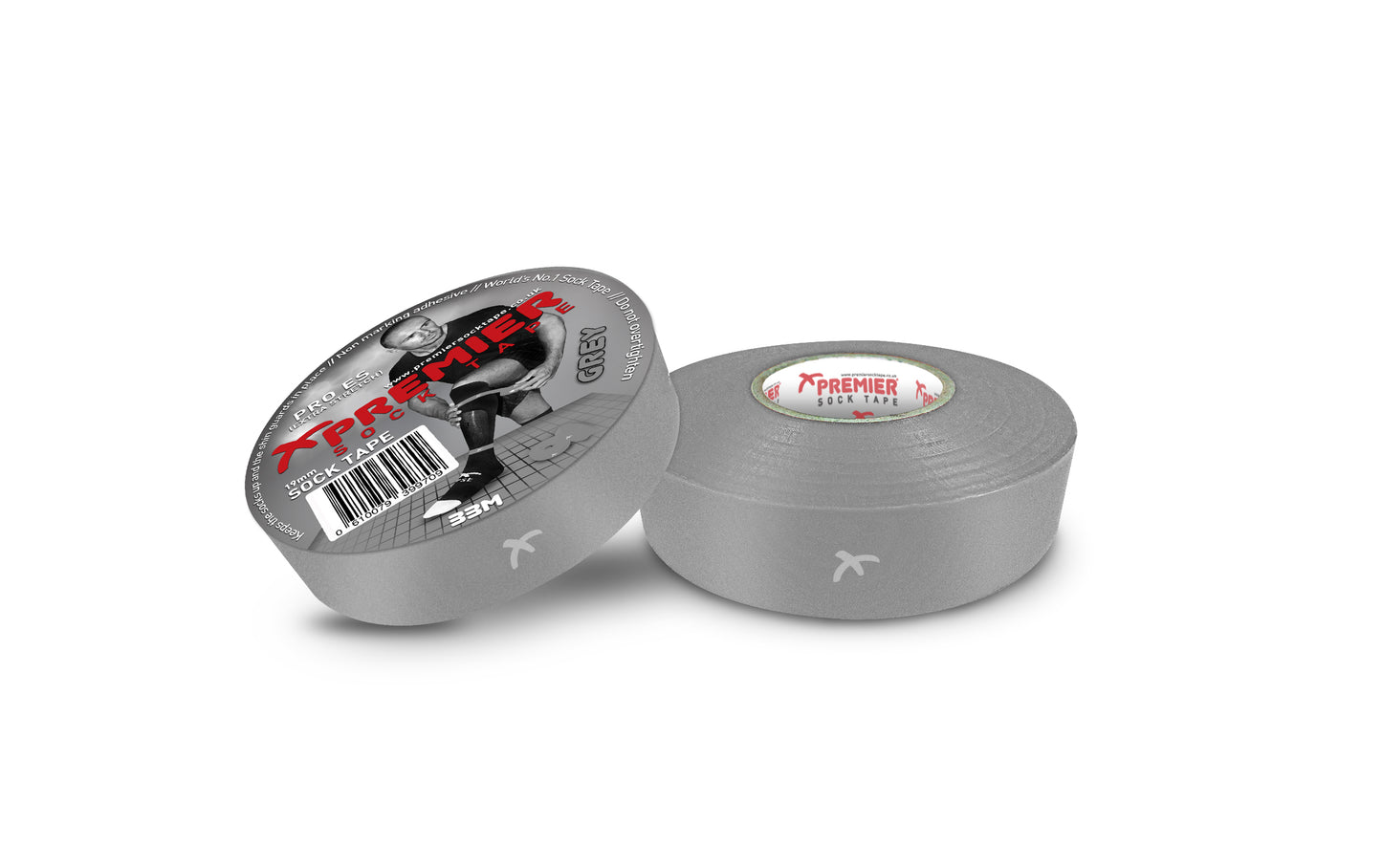 Premier Sock Tape 33m - Grey