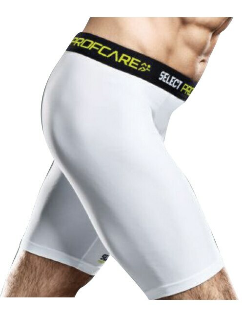 Select Compression Short White