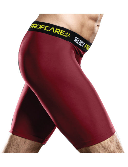 Select Compression Short Maroon Burgundy