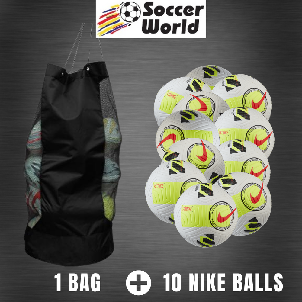 Training Balls Pack - 10 Nike Strike Balls + Ball bag