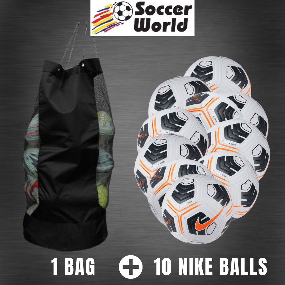 Training Balls Pack - 10 Nike Academy Team Balls + Ball Bag