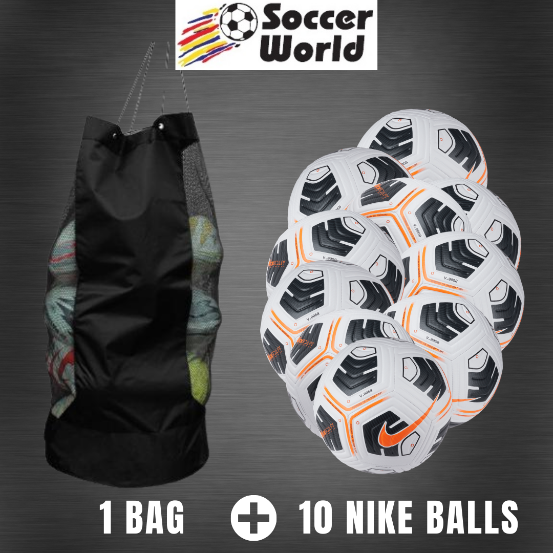 Training Balls Pack 10 Nike Academy Team Balls Ball Bag